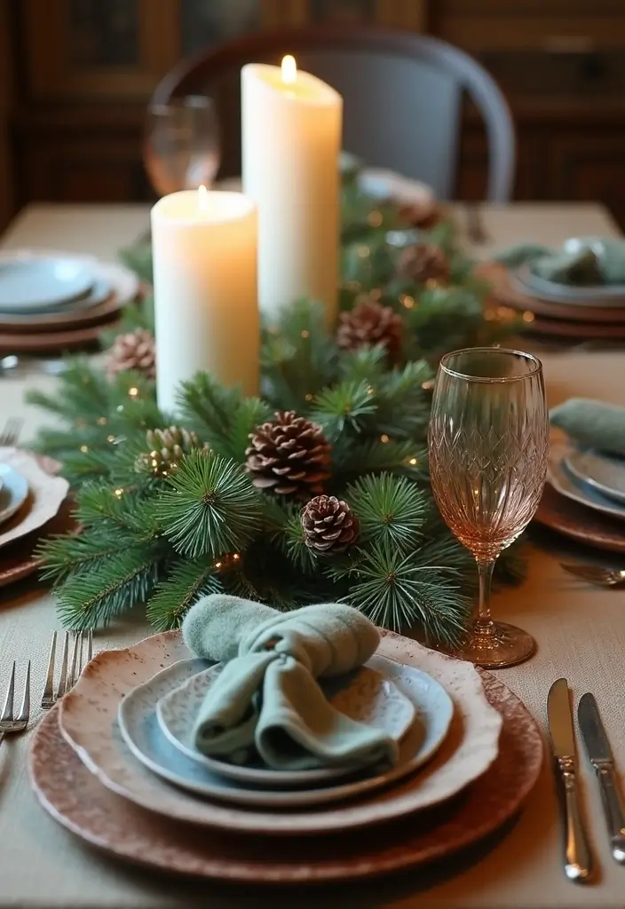 27 Winter Decor Ideas for the Home to Keep It Warm and Inviting - 4. Create a Seasonal Centerpiece