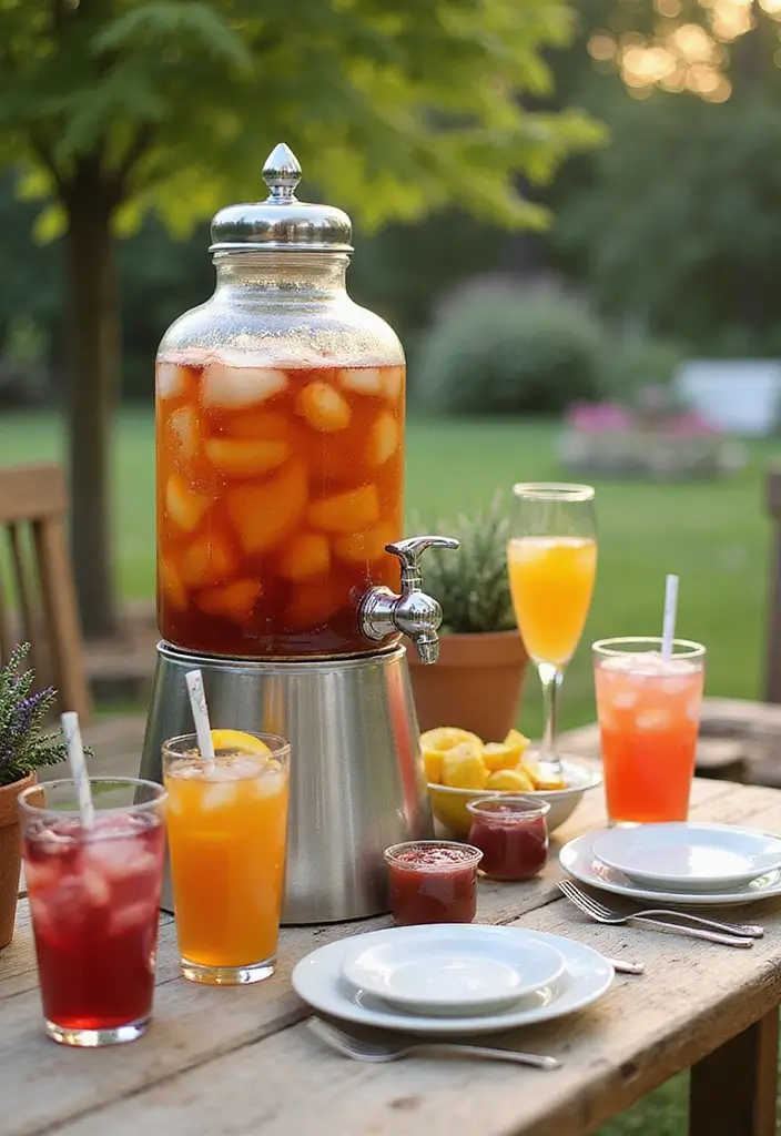 28 DIY Glass Bottle Crafts Ideas Home Decor for Creative Reuse - 14. Trendy Bottled Beverage Dispenser