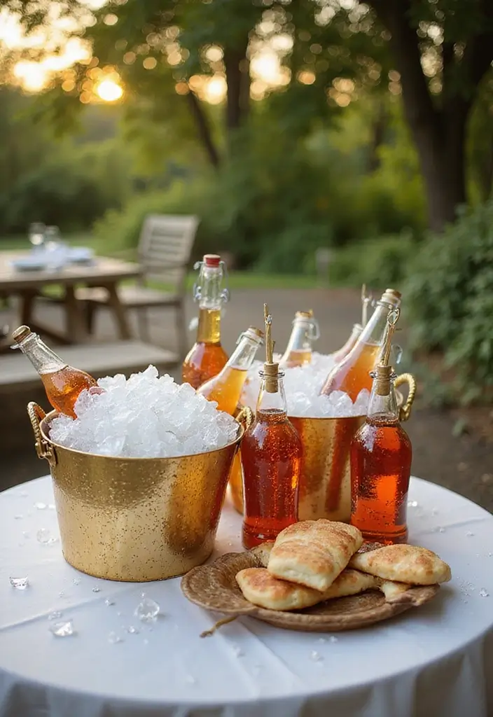 28 DIY Glass Bottle Crafts Ideas Home Decor for Creative Reuse - 21. Decorative Glass Bottle Ice Buckets