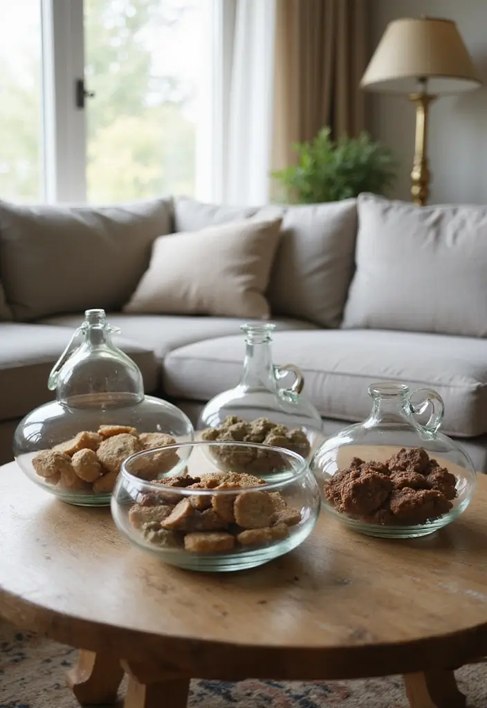 28 DIY Glass Bottle Crafts Ideas Home Decor for Creative Reuse - 28. Decorative Glass Bottle Bowls