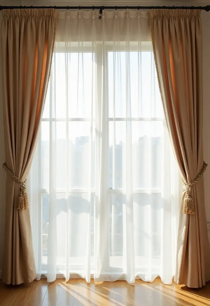 28 Home Decor Ideas Living Room on a Budget That Look Expensive - 12. Stylish Curtain Solutions