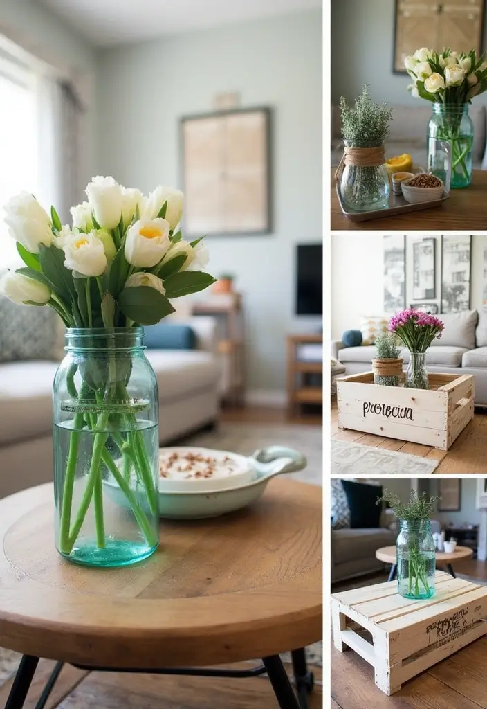 28 Home Decor Ideas Living Room on a Budget That Look Expensive - 16. Upcycled Decor Items