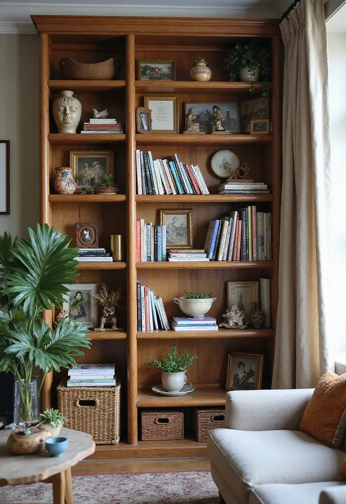 28 Home Decor Ideas Living Room on a Budget That Look Expensive - 9. Creative Bookshelves