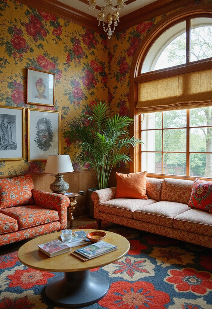 30 70s Home Decor Inspirations Making a Comeback - 11. Bold Patterns