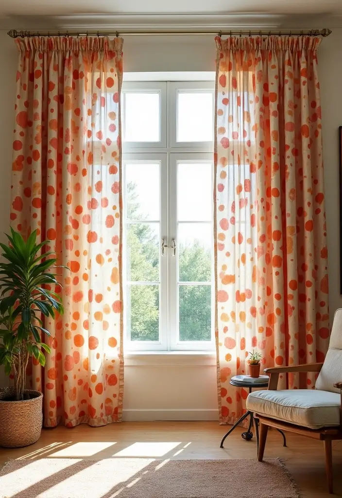 30 70s Home Decor Inspirations Making a Comeback - 16. Groovy Curtains