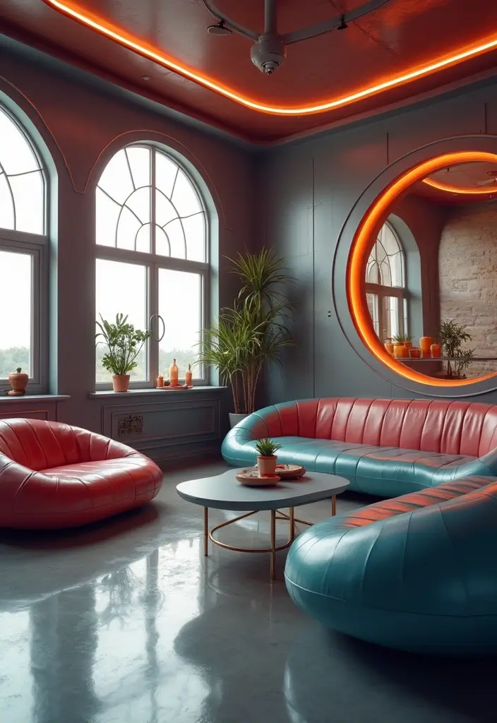 30 70s Home Decor Inspirations Making a Comeback - 24. Retro Space Age