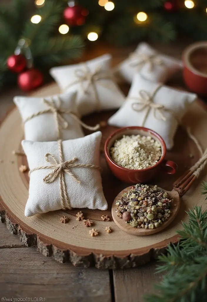 30 Christmas Decor Ideas for the Home Full of Holiday Magic - 13. Holiday Scent Sachets