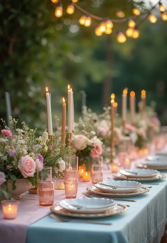 30 Classy Home Birthday Party Ideas for Adults Decor - 1. Chic Garden Soirée