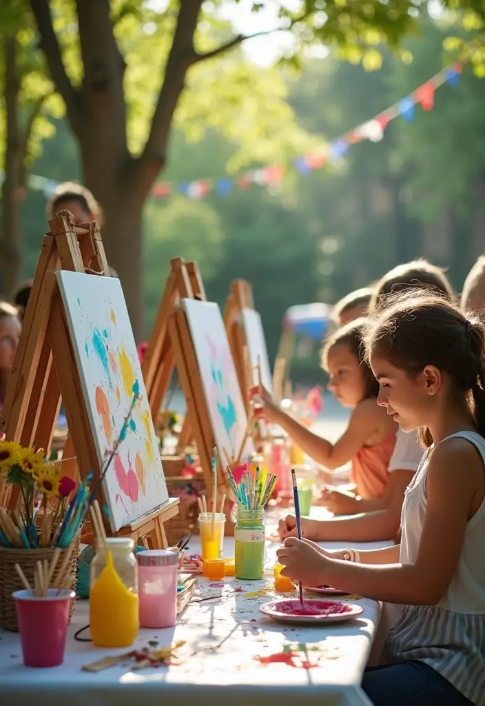 30 Classy Home Birthday Party Ideas for Adults Decor - 12. Art Party