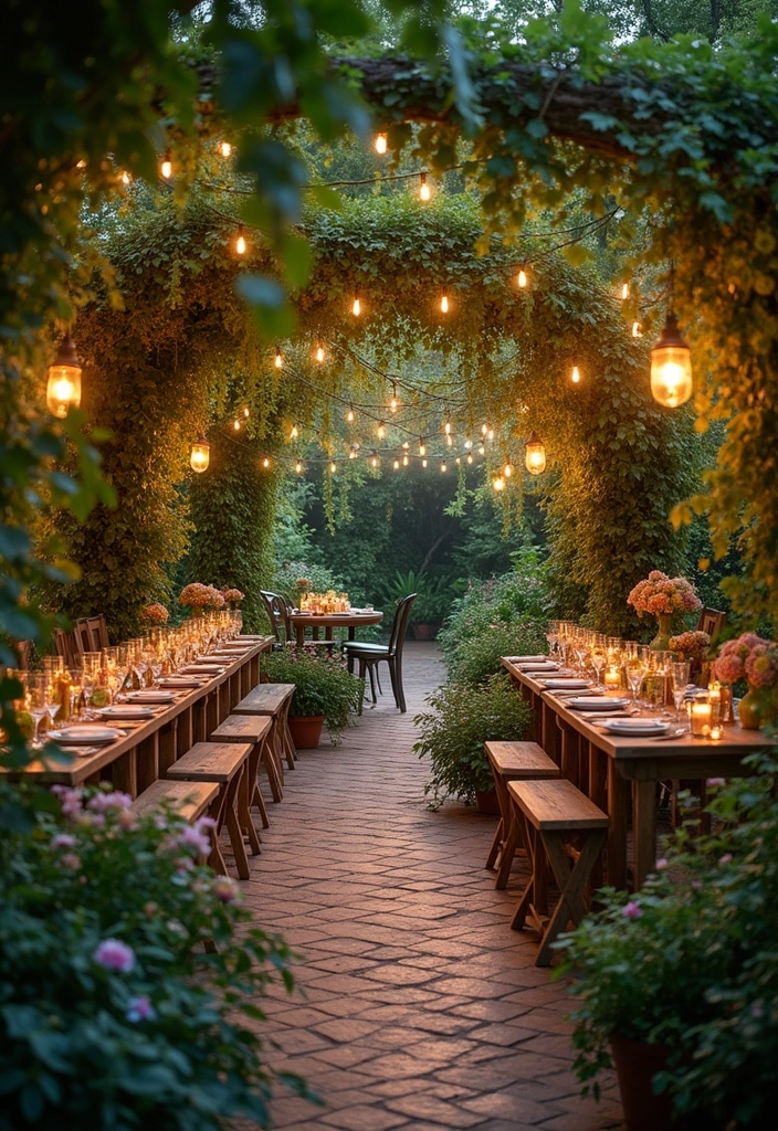30 Classy Home Birthday Party Ideas for Adults Decor - 17. Secret Garden