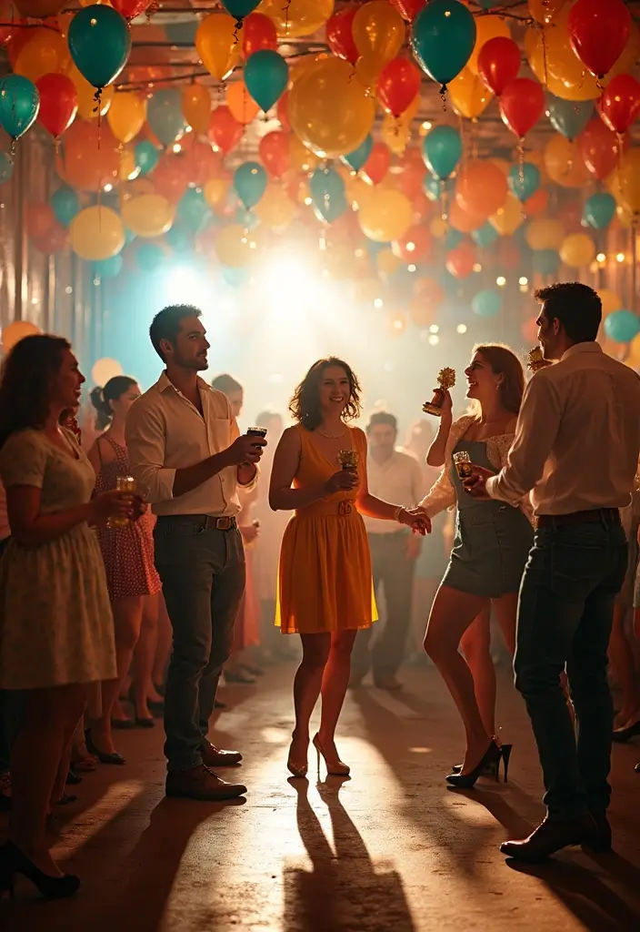 30 Classy Home Birthday Party Ideas for Adults Decor - 25. Retro Flashback