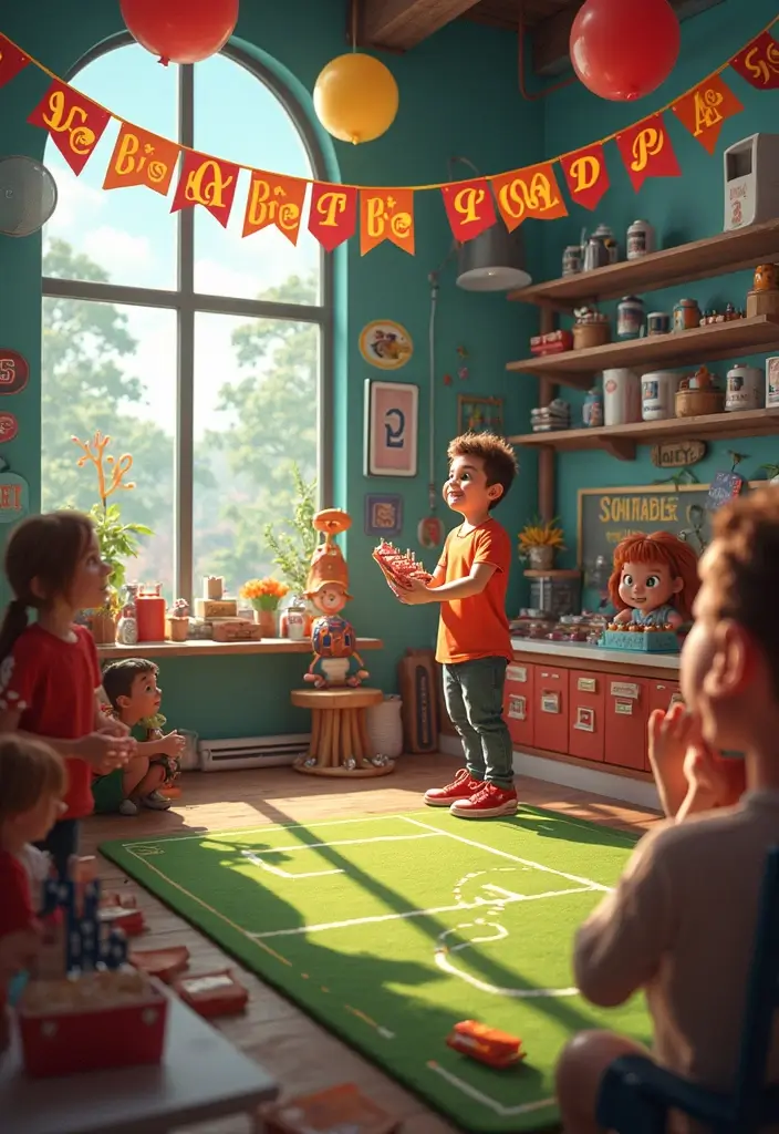 30 Classy Home Birthday Party Ideas for Adults Decor - 28. Sports-themed Festivity