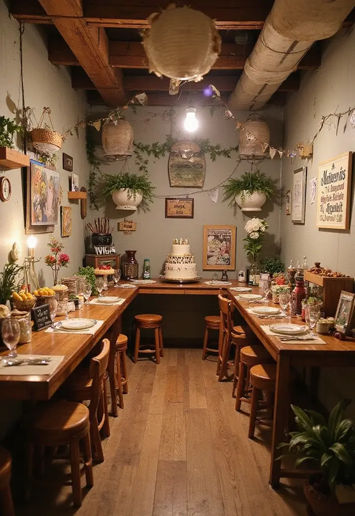 30 Classy Home Birthday Party Ideas for Adults Decor - 30. Journey Through Decades