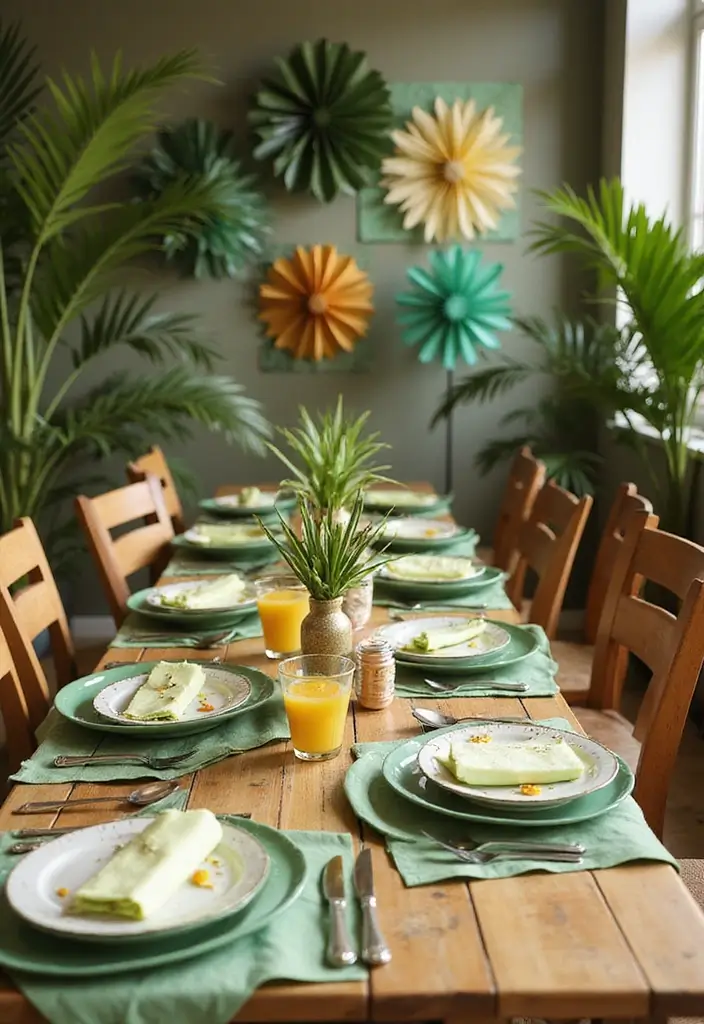 30 Classy Home Birthday Party Ideas for Adults Decor - 6. Tropical Escape