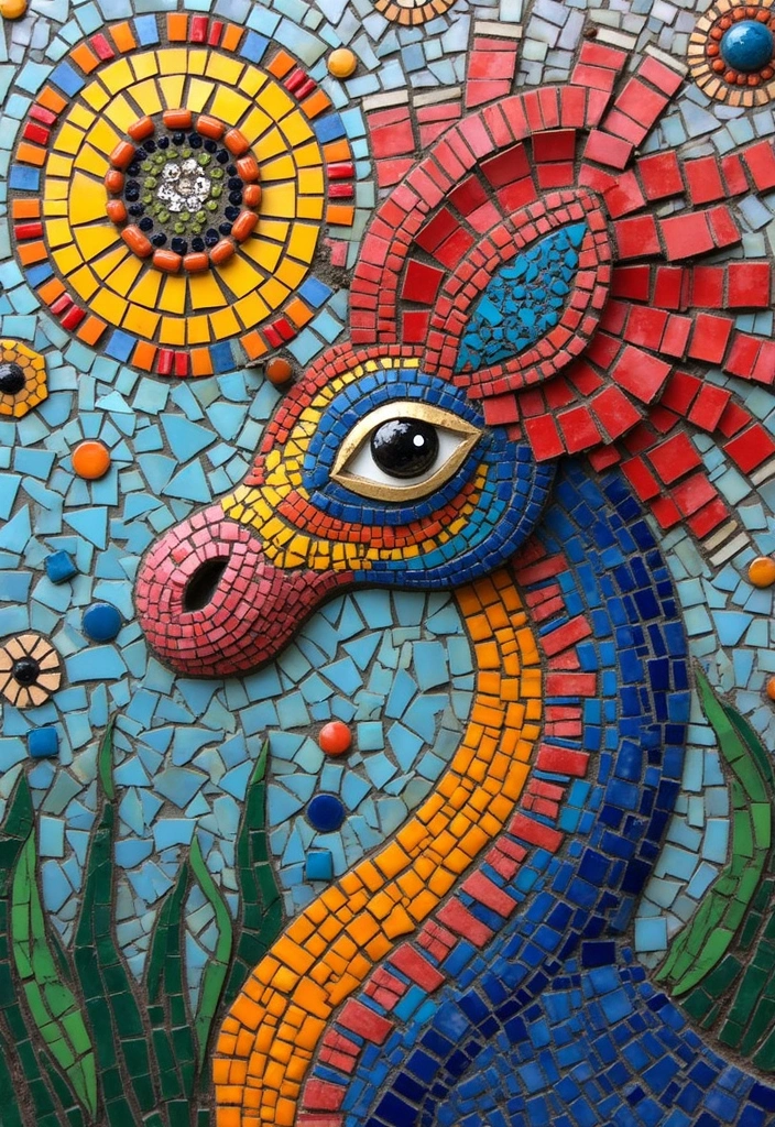 30 DIY Crafts for Home Decor Wall Art to Brighten Any Room - 15. Mosaic Art from Recycled Materials