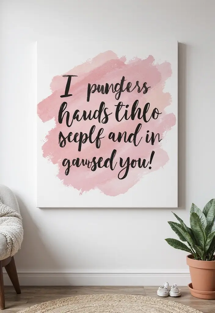 30 DIY Crafts for Home Decor Wall Art to Brighten Any Room - 21. Canvas Wall Quotes