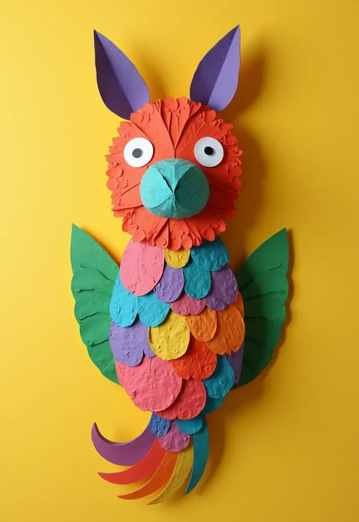 30 DIY Crafts for Home Decor Wall Art to Brighten Any Room - 6. Handmade Paper Mache Wall Art