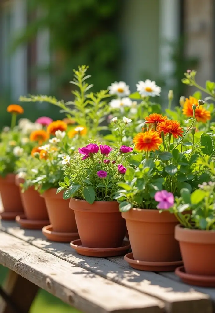 30 Easter Decor Ideas for the Home That Are Fresh and Cheerful - 25. DIY Spring Terracotta Planters