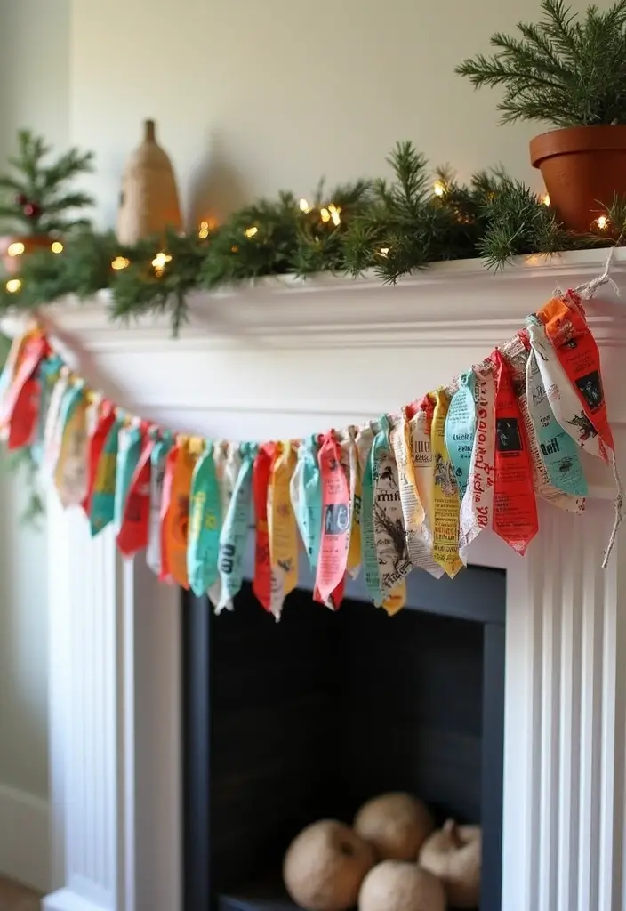 30 Easter Decor Ideas for the Home That Are Fresh and Cheerful - 26. Recycled Paper Garland