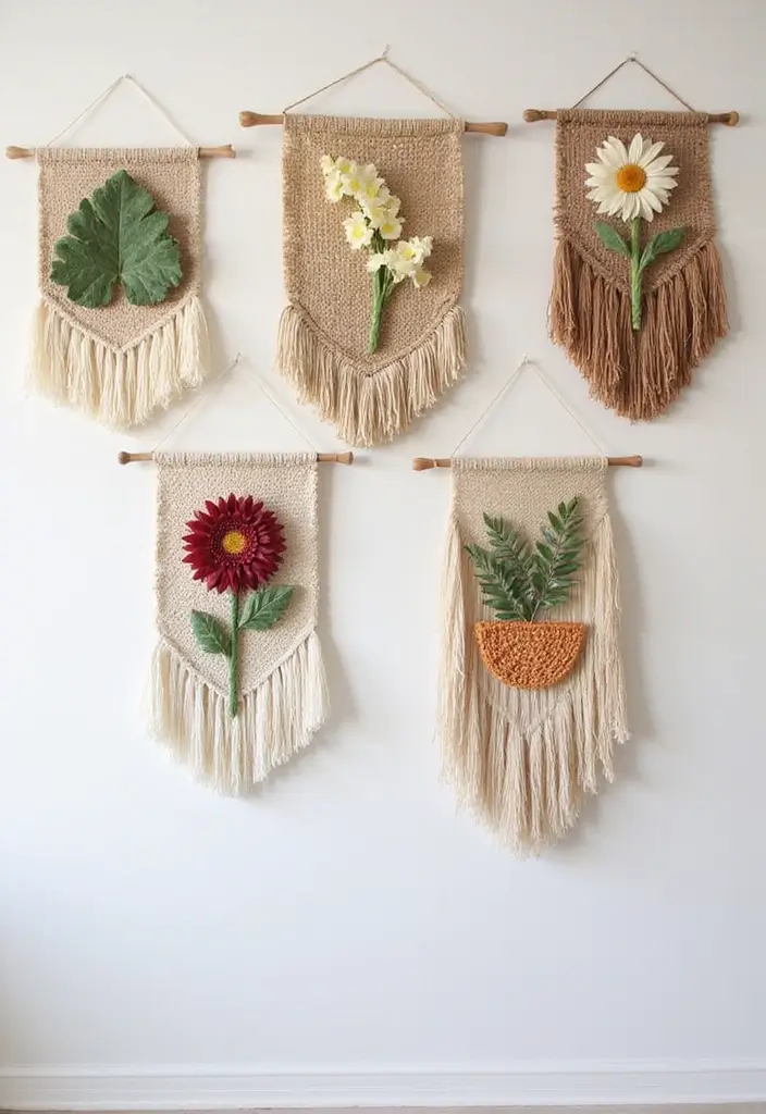30 Easter Decor Ideas for the Home That Are Fresh and Cheerful - 28. Spring Themed Wall Hangings
