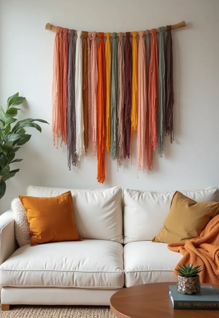 30 Easy DIY Crafts for Home Decor That Anyone Can Make - 13. DIY Fabric Wall Hangings