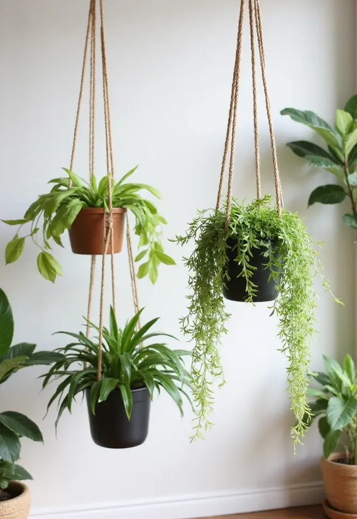 30 Easy DIY Crafts for Home Decor That Anyone Can Make - 27. DIY Plant Hangers