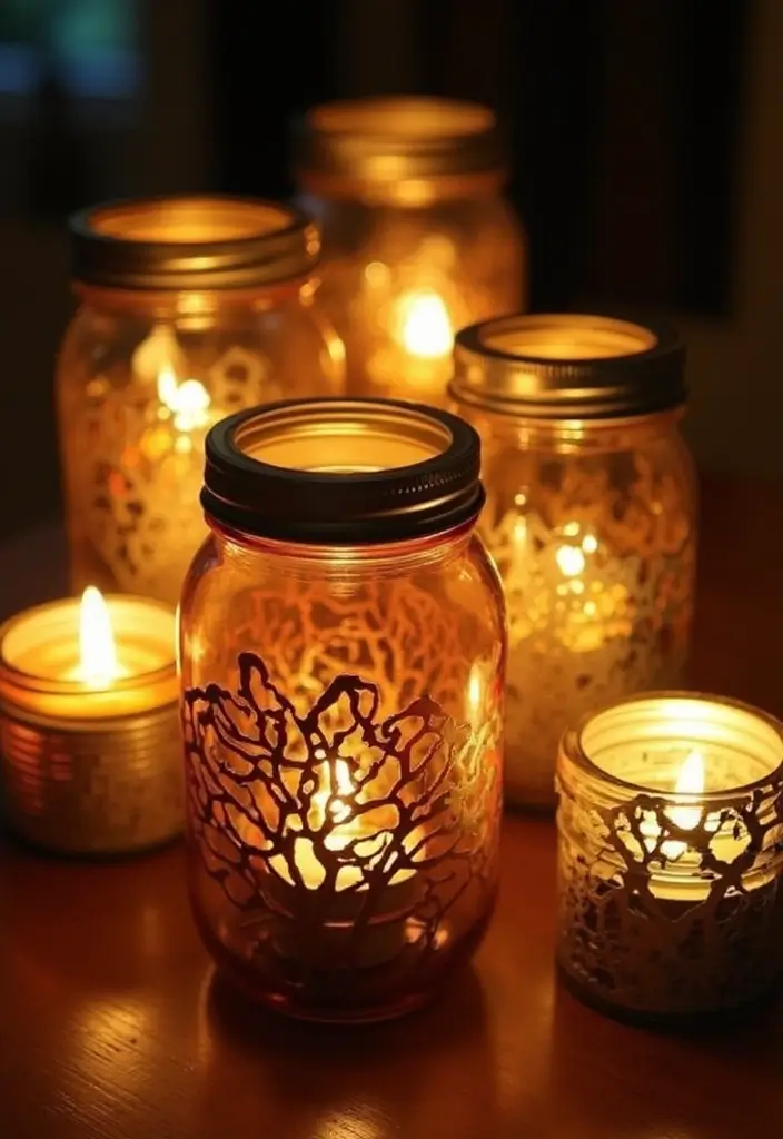 30 Easy DIY Crafts for Home Decor That Anyone Can Make - 7. Upcycled Candle Holders