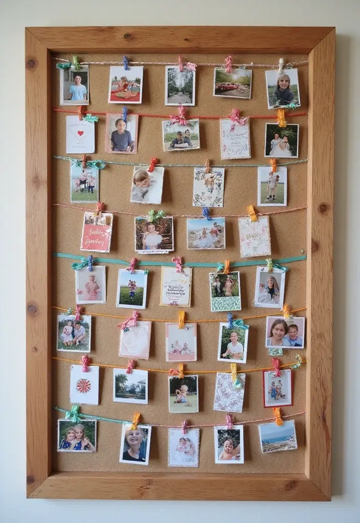 30 Easy DIY Home Decor Cheap Homemade Wall Art Craft Ideas You’ll Love - 13. Personalized Photo Boards