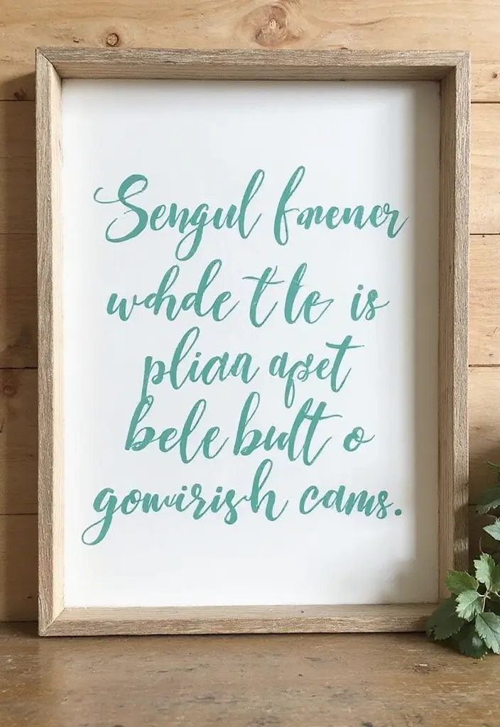 30 Easy DIY Home Decor Cheap Homemade Wall Art Craft Ideas You’ll Love - 18. DIY Stenciled Wood Signs