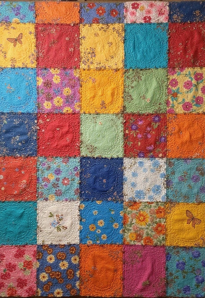 30 Easy DIY Home Decor Cheap Homemade Wall Art Craft Ideas You’ll Love - 20. Patchwork Quilt Art