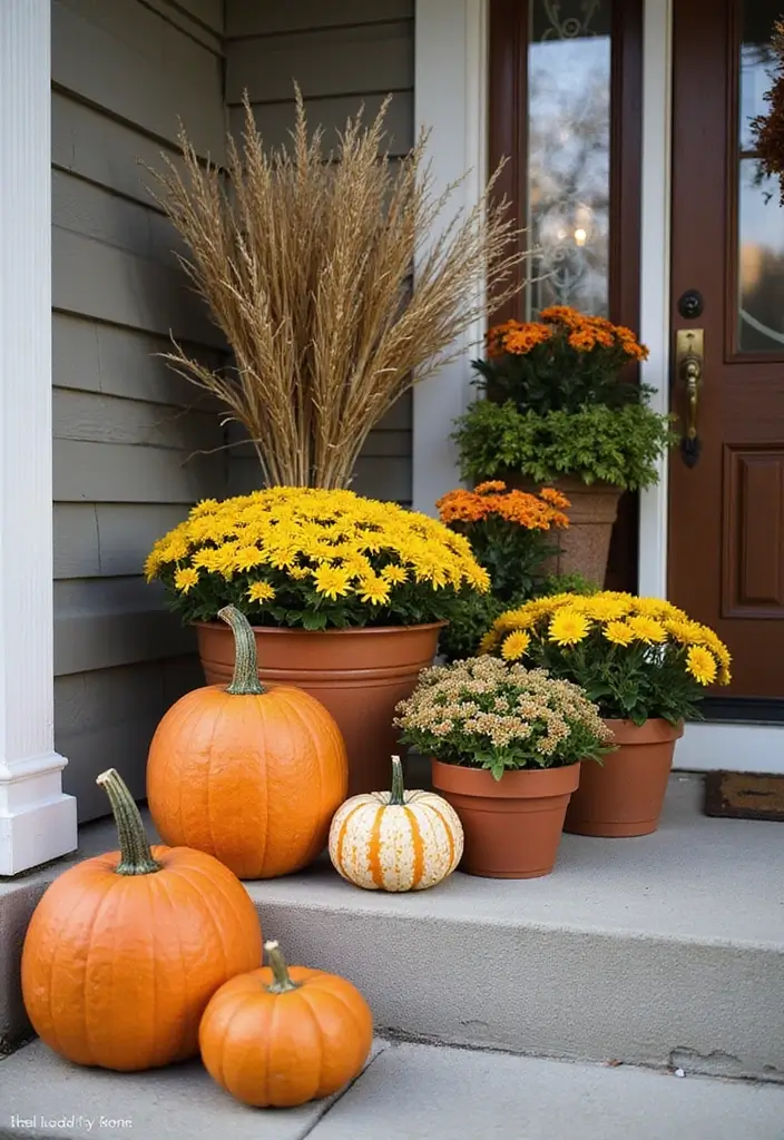 30 Eco-Friendly Fall Decor Ideas for the Home 2024 Trends You’ll Want to Copy - 15. Outdoor Autumn Displays
