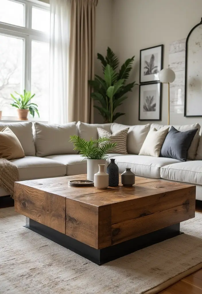 30 Ethnic Home Decor Indian Living Rooms That Tell a Story - 16. Unique Coffee Table Styles