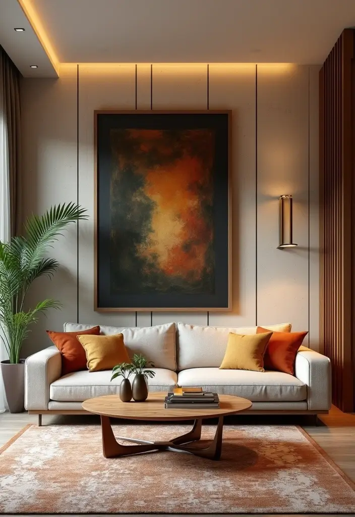 30 Ethnic Home Decor Indian Living Rooms That Tell a Story - 20. Blending Modern and Traditional