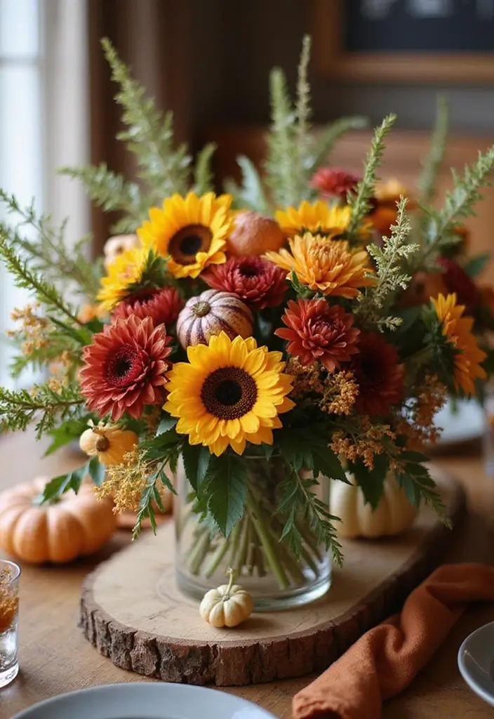 30 Fall Decor Ideas for the Home: DIY Projects Anyone Can Make - 11. Seasonal Centerpieces