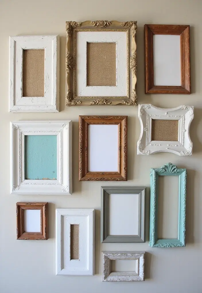 30 Home Decor DIY Ideas Creative Crafts for Every Room - 13. Upcycled Picture Frames