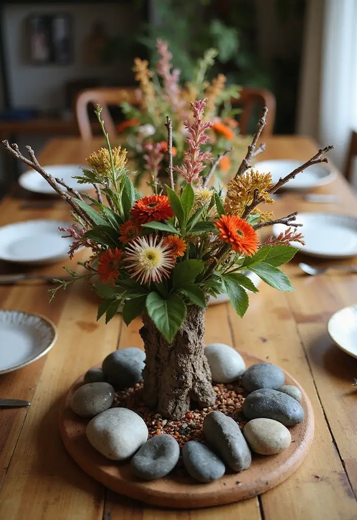 30 Home Decor DIY Ideas Creative Crafts for Every Room - 21. Nature-Inspired Centerpieces