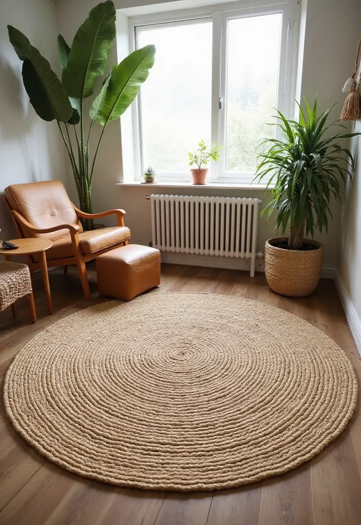 30 Home Decor DIY Ideas Creative Crafts for Every Room - 5. Natural Fiber Rugs