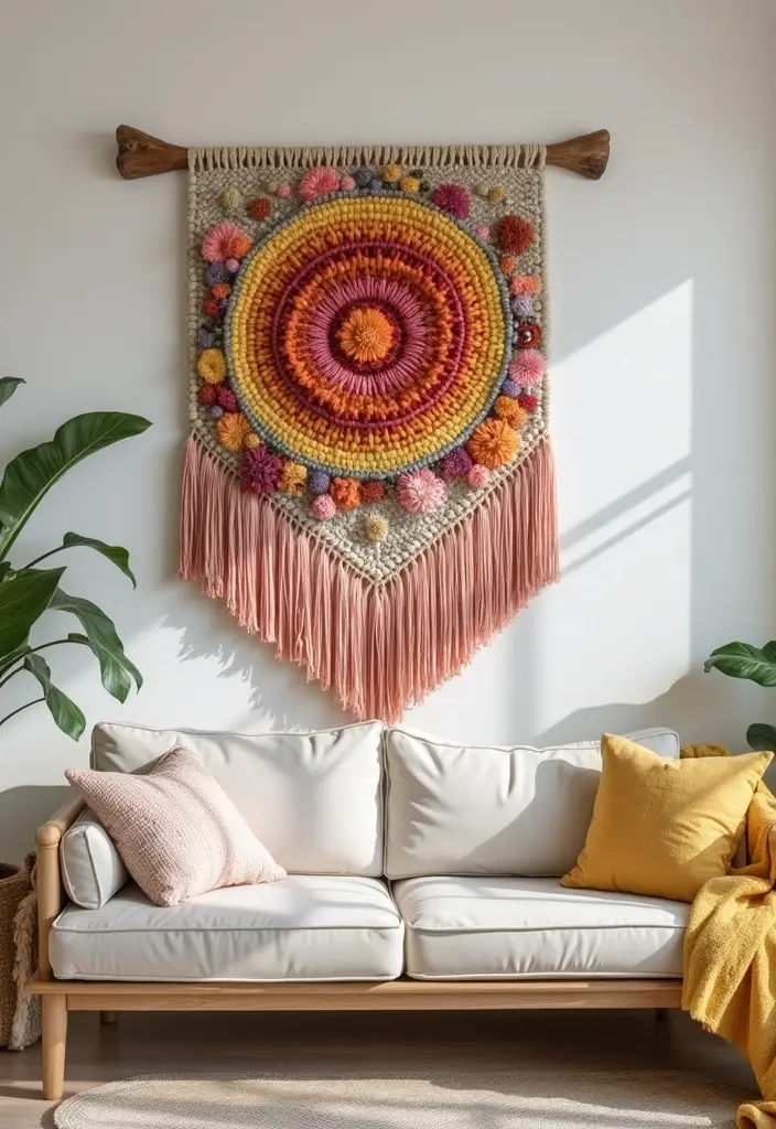 30 Home Decor DIY Ideas Creative Crafts for Every Room - 8. Handmade Wall Hangings