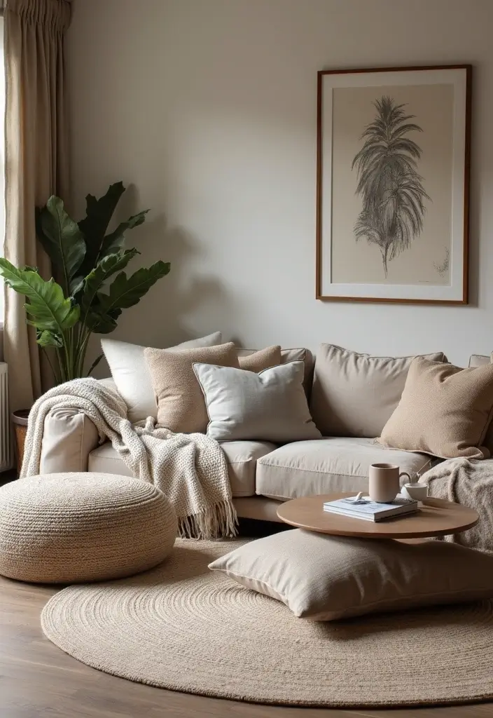 30 Home Decor Ideas Living Room Modern Interior Design You Must See - 26. Textured Fabrics