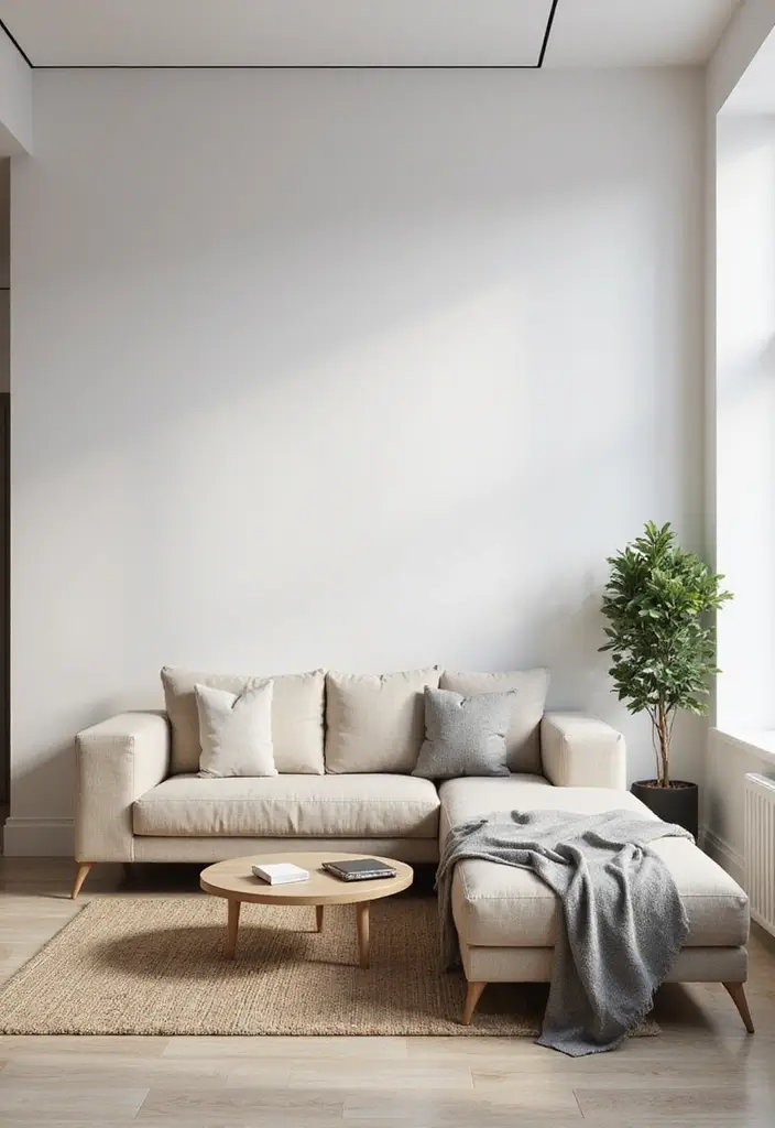 30 Home Decor Ideas Living Room Small Space Tricks That Work - 14. Minimalist Designs