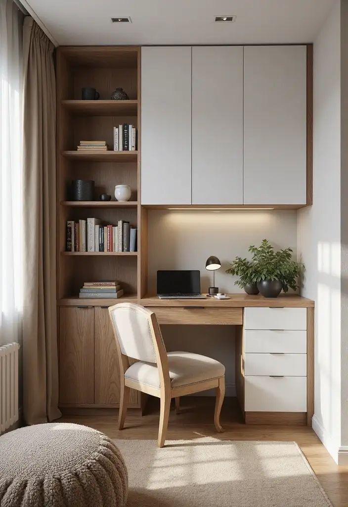 30 Home Decor Ideas Living Room Small Space Tricks That Work - 30. Compact Desks