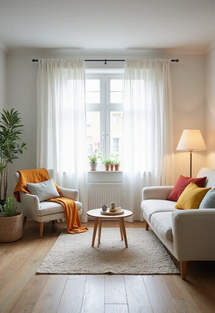 30 Home Decor Ideas Living Room Small Space Tricks That Work - 6. Use Light Colors