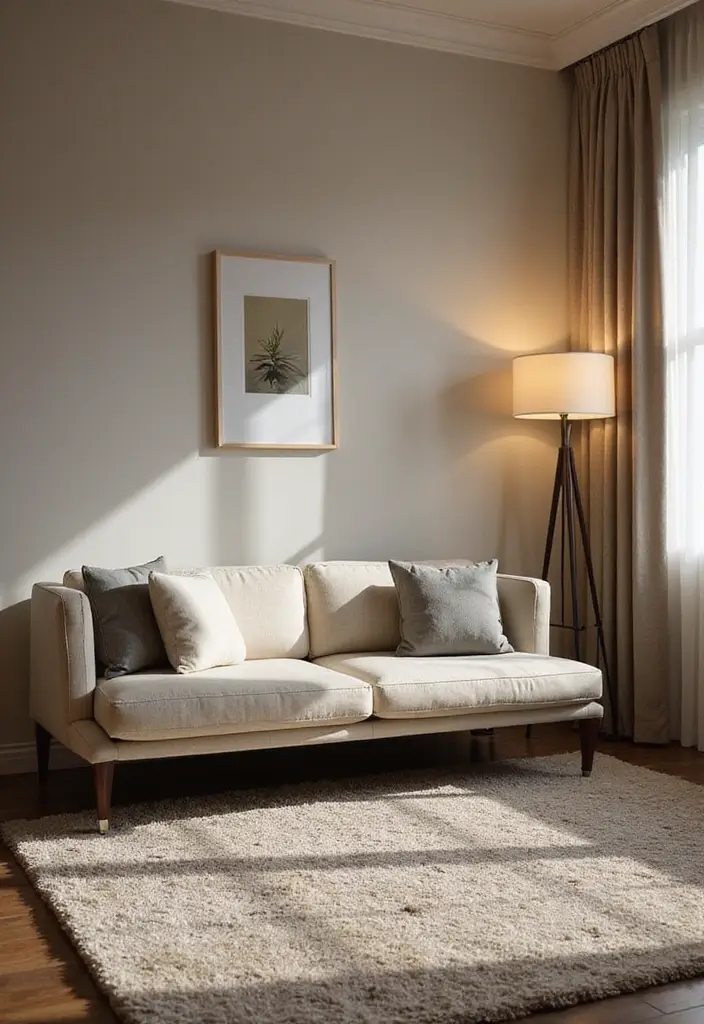 30 Home Decor Ideas Living Room Small Space Tricks That Work - 7. Floating Sofas