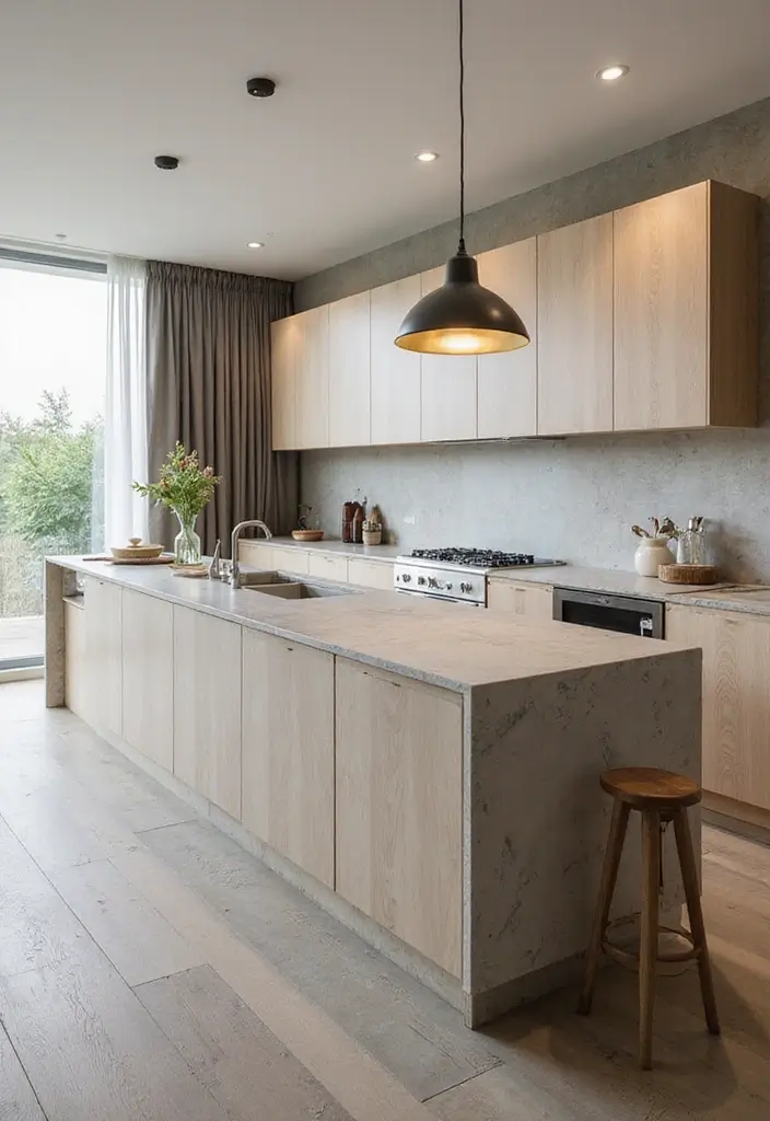 30 Home Decor Ideas Living Room and Kitchen That Blend Beautifully - 23. Eco-Friendly Countertops