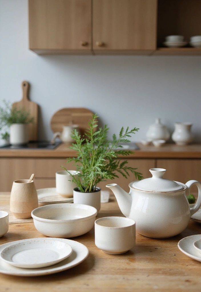 30 Home Decor Ideas Living Room and Kitchen That Blend Beautifully - 27. Sustainable Servingware