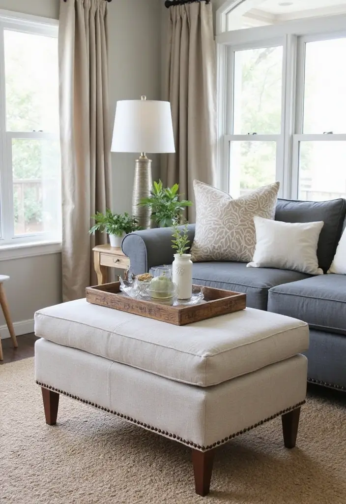 30 Home Decor Ideas for Cozy Living Rooms: Sustainable Designs for Comfort Seekers - 22. Functional Decor