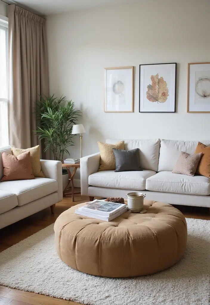 30 Home Decor Ideas for Cozy Living Rooms: Sustainable Designs for Comfort Seekers - 7. Multi-Functional Furniture