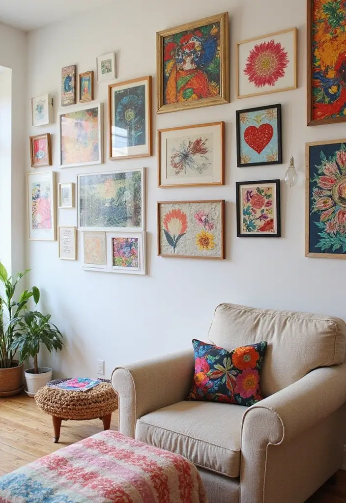 30 Home Decor Ideas on a Budget That Look High-End - 2. DIY Wall Art Wonders