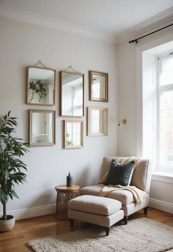 30 Home Decor Ideas on a Budget That Look High-End - 21. Smart Use of Mirrors