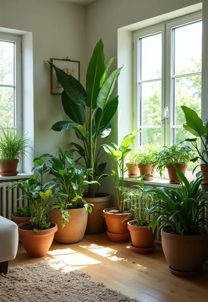 30 Home Decor Ideas on a Budget That Look High-End - 3. Indoor Plants for a Fresh Feel